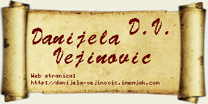 Danijela Vejinović vizit kartica